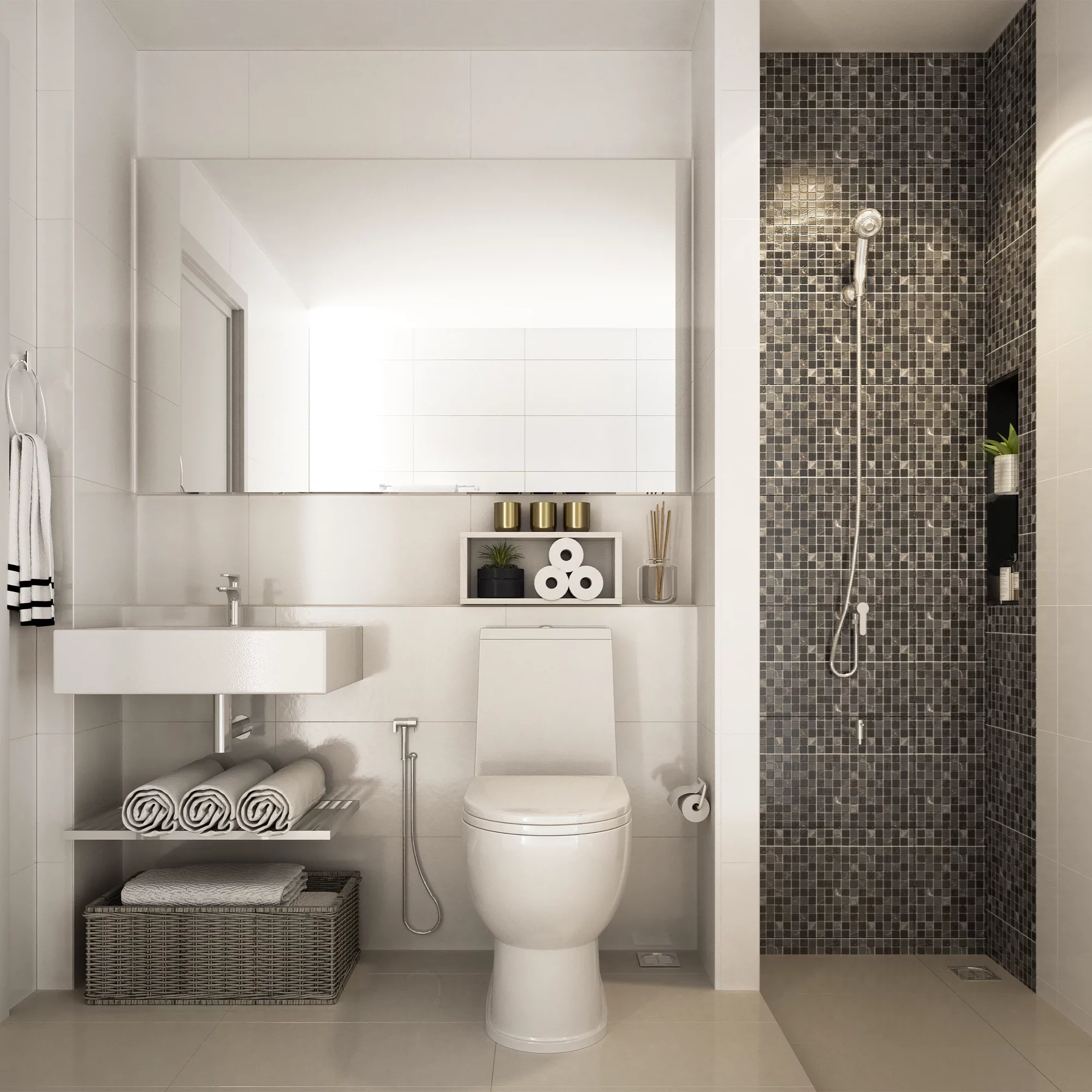 Custom Shower and Bathroom